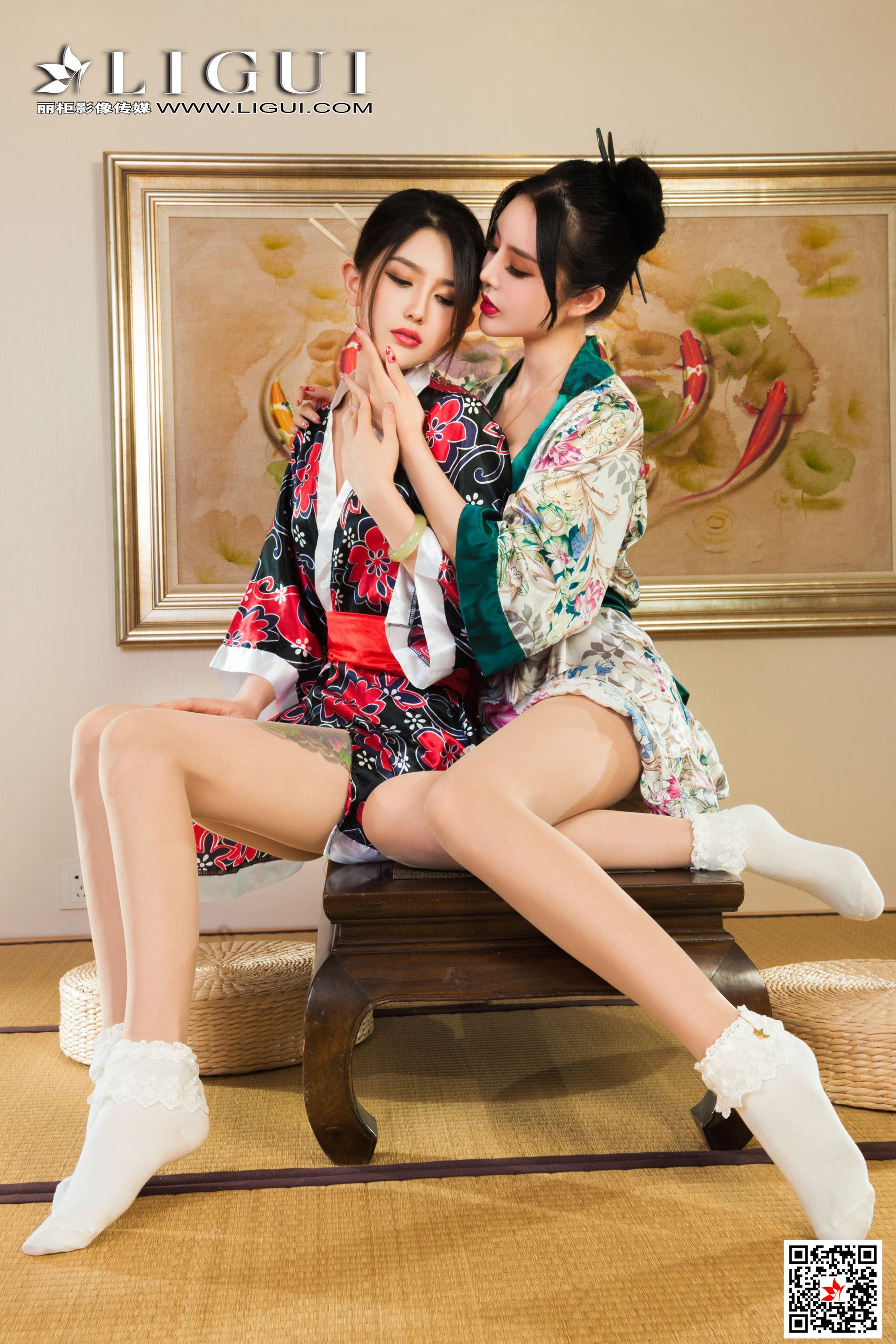 Ligui丽柜 2021.08.20 网络丽人 Model 凉儿&甜甜